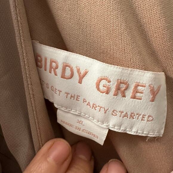 Birdie Grey Laurie Empire Dress XL
Chiffon Taupe - Picture 6 of 8